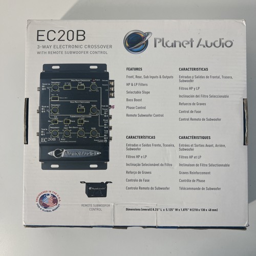 Planet audio ec20b crossover - planet,