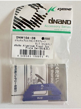 Kyosho Dnano - DNW104-08 Piastra sospensione anteriore alluminio 8U 8L blu/sintonizzazione NUOVA NUOVA CON SCATOLA