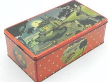 Scatola latta Bertolini casa nel bosco vintage tin box tole boite De Andreis