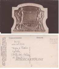 PARIGI- marzo 1924 Targa a Enrico Garda (dalle Assic. Italiani di Parigi)