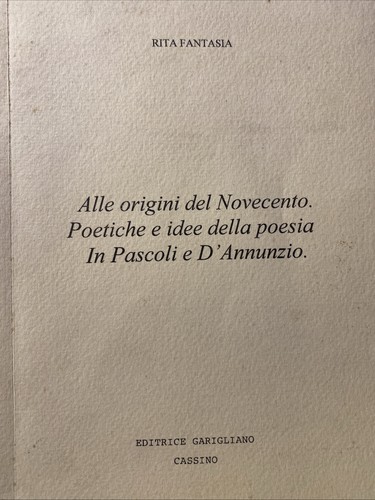 Alle origini del novecento - origini,