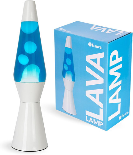Lampada lava blu con - -, base
