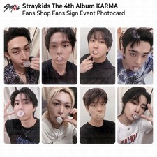 Stray Kids Il 4° Album Karma FANS Negozio Fan Insegna Evento Fotocartolina KPOP K-POP