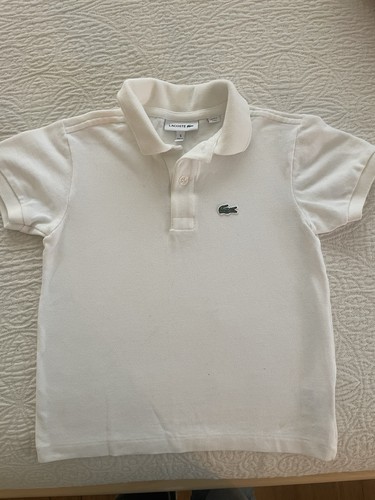 Polo bianca lacoste ragazzo - polo,