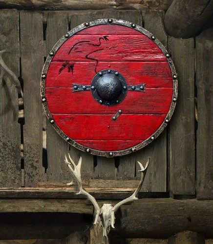 Scudo tondo vichingo medievale