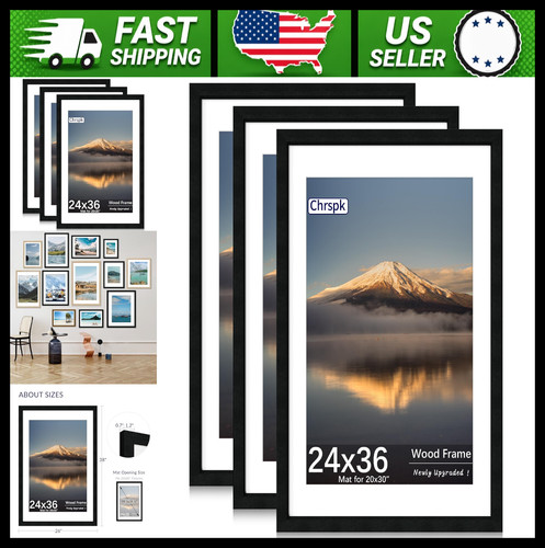 Cornice per poster - 24x36, nera