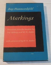 MARKINGS by Dag Hammarskjold - trans. by Leif Sjoberg - Foreword by W.H. AUDEN