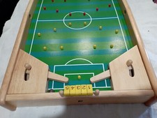 Flipper Calcio Da Tavolo In Legno 60x35,,5x7