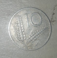 MONETA 10 LIRE 1954 SPIGA