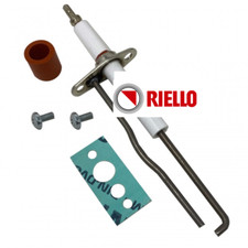 Elettrodo Candela accensione e rilevazione caldaia Riello 4365986 Family Aqua Co