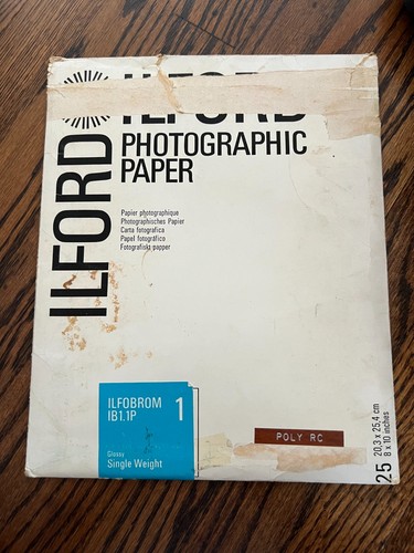 Ilford poly paper 8x10 6 - ilford,