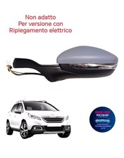 SPECCHIO SPECCHIETTO RETROVISORE LATERARE SINISTRO ELETTRICO PEUGEOT 2008 7 PIN