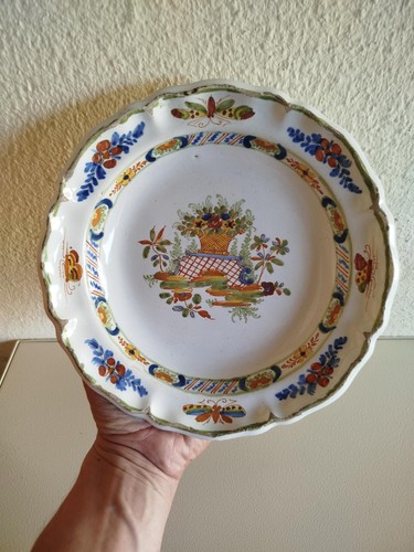 Ancienne assiette faience - ancienne,