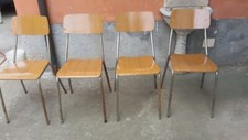 Lotto di 4 SEDIE in FORMICA anni '60 vintage modernariato