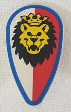 Lego® 2586p4d Scudo Ovale con Testa di Leone 6044 6078 6008 6090 2892 9376 Int. Nave.