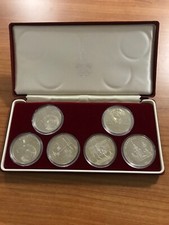 Olimpiadi Mosca 1980 Original Box  6 monete da 1 rublo in cofanetto Fdc Russia
