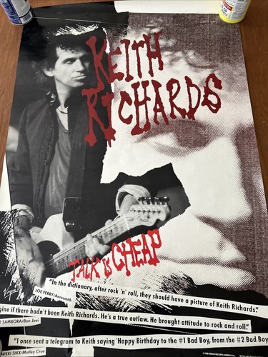 Poster vintage keith richards - poster,