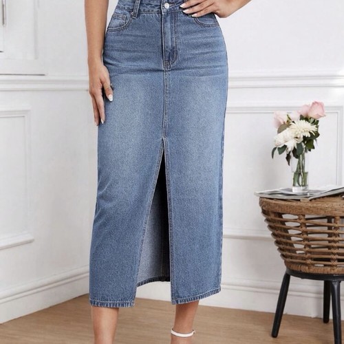 Gonna denim con - gonna, in