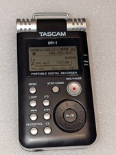 TASCAM DR-1 Registratore a Stato Solido Portatile Scatola Custodia Manuale 1Gig Scheda Mem Batteria