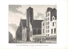 Incisione vista parigi - parigi,