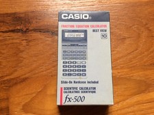 CASIO FX500 calcolatrice