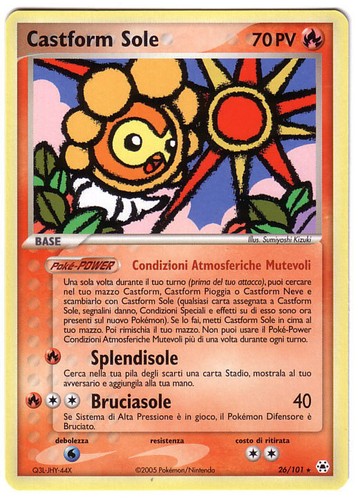 Pokemon castform sole - pokemon, •