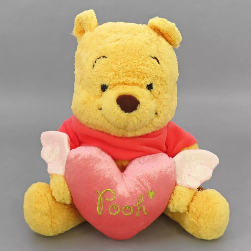 Peluche cuscino cuore pooh - peluche,