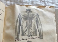 BELSTAFF HERGON BLOUSON-LEATHER JACKET-TG.XXL-RARE-MALENOTTI-GIACCA DI PELLE-