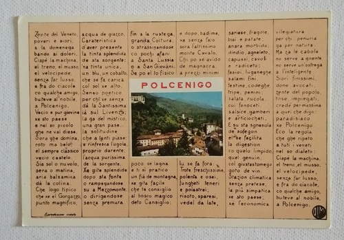 Polcenigo pordenone cartolina - polcenigo,