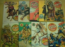 COLLANA I PROTAGONISTI blocco completa N°1/9- RINO ALBERTARELLI ed- bonelli 1975