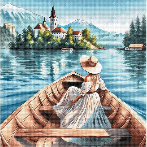 Kit punto croce the - lady, of