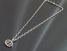 Autentica collana Gucci Interlocking GG in argento sterling #5674