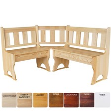 Panca angolare pino legno - panca,