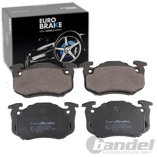 Eurobrake pastiglie freno set - pastiglie,