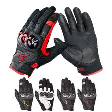 Guanti Moto Uomo con Touch Screen Ufficienti Estivi Bici Outdoor