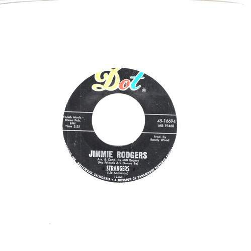 Jimmie rodgers strangers - jimmie,