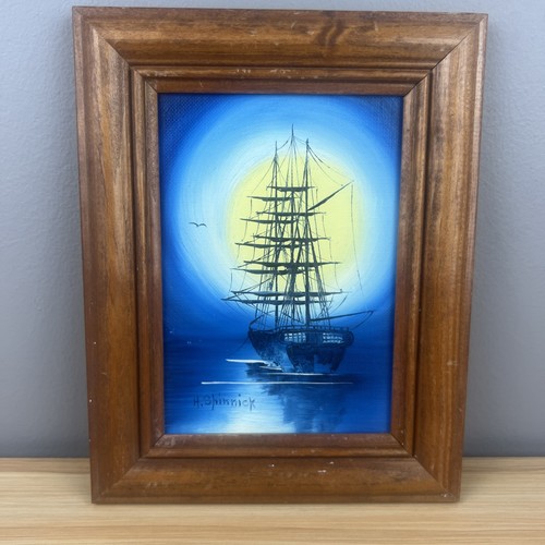 Midcentury hand painted - hand, signed