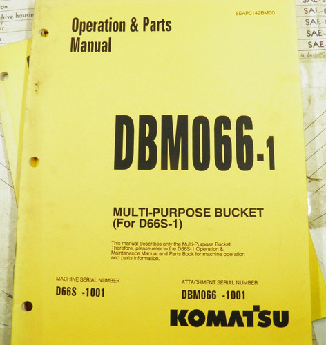 Komatsu dbmo66 funzionamento - dbmo66-1,