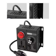 Regolatore velocità motore SCR regolatore volt termostato dimmer AC 120V~220V 4000W