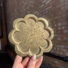 Piatto/spilla vintage indiano