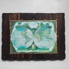 Quadro Arte Mappamondo Antico