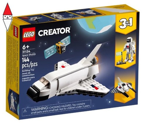 Costruzione lego space shuttle - costruzione,