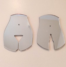 Paio Di Femmina Martini Vetro