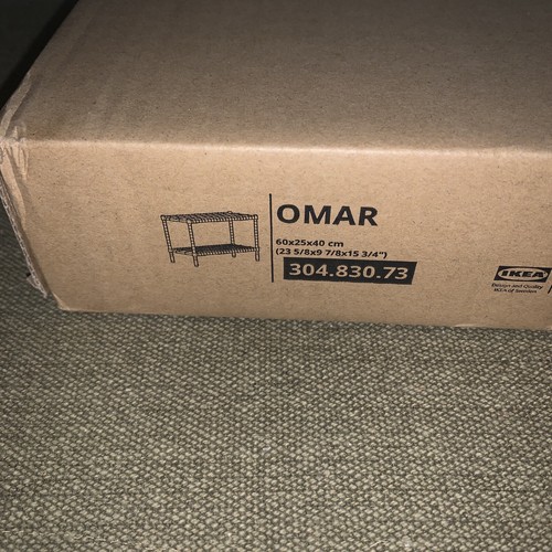 Ikea omar scaffale zincato - ikea,