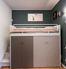 Letto a castello con armadio integrato per camera ragazzi come nuovo