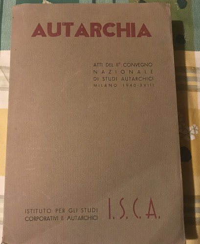 Autarchia 1940 governo - -,