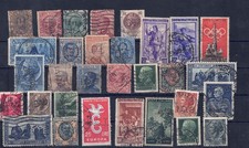 #35 Perfins area italiana 31 valori con varie sigle