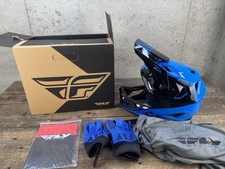 Casco Fly Rayce Bmx Grande Blu