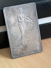 Lingottino Della Fortuna Vintage, Argento Puro Manifattura Uno Arezzo 10 Grammi