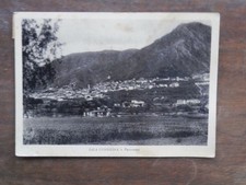 Vecchia foto cartolina d epoca di Sala Consilina panorama montagne case campagna